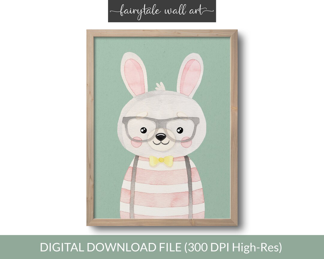 Whimsical Woodland Bunny - Etsy