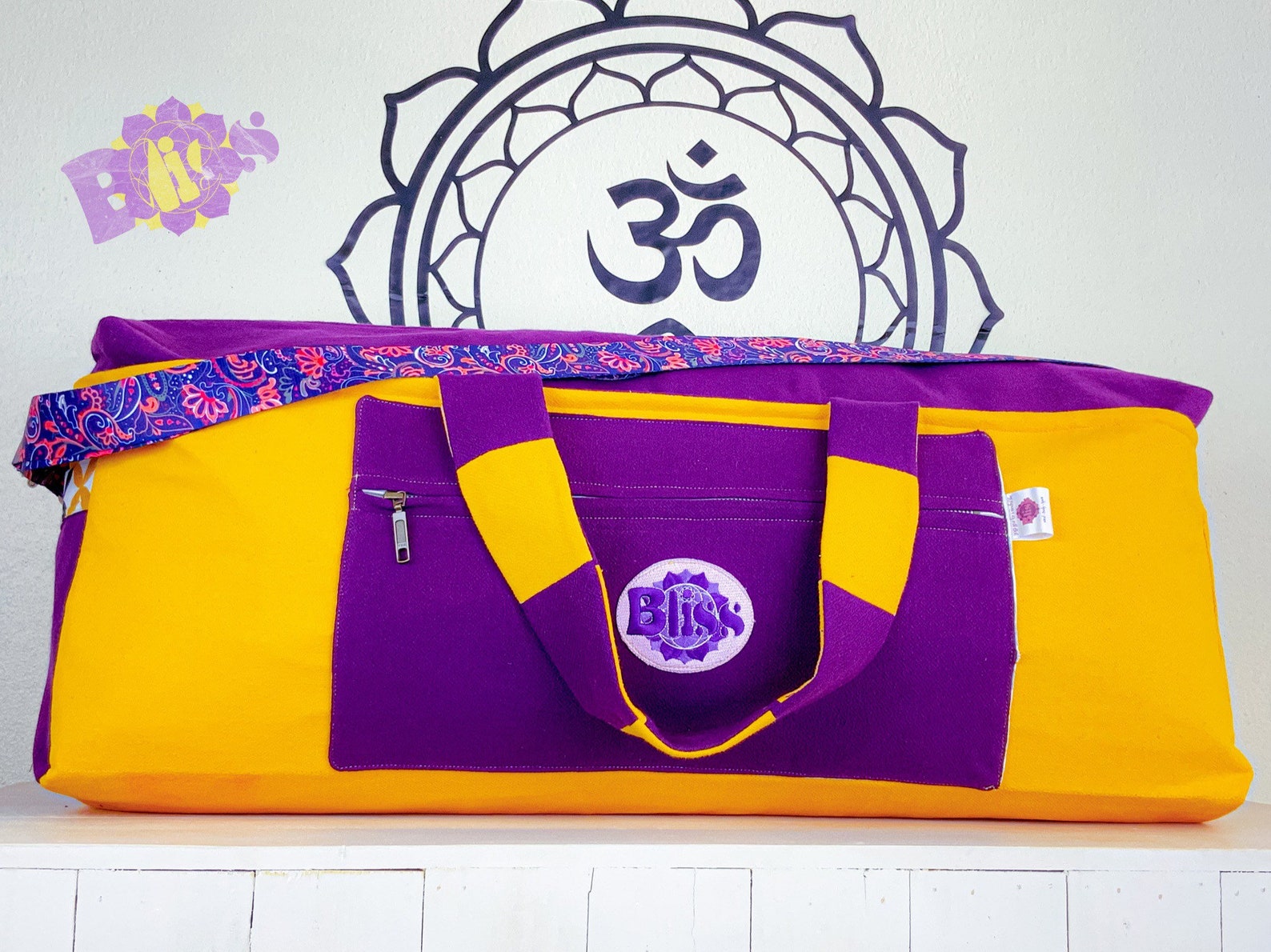 Yoga Mat Duffle Bag / Extra Large Yoga Bag / Manduka Bag / Etsy