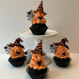 Faux Halloween Witches Hat cupcake