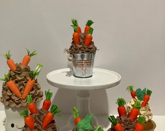 Faux Carrot mini pail