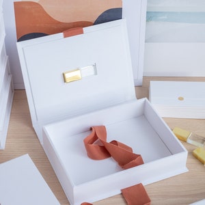 Paper boxes with logo printing / Set of 10 pcs imagem 2