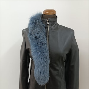 Real Fox hood trim, fur collar, fox fur hood trim, fur scarf.