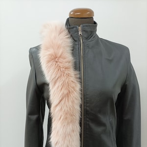 Real Fox hood trim, fur collar, fox fur hood trim, fur scarf.  fur strips accessories for jackets and coats/ unisex mens womans