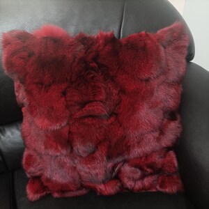 Fur pillowcases,Real  fox fur pillowcases , Home warmer