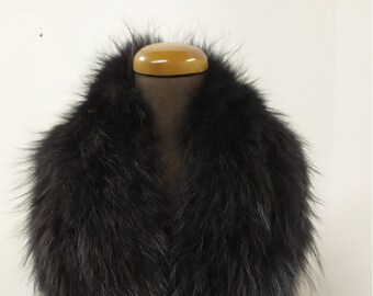 Pelliccia Vera Procione Per Giacca Cappotto Collo XXL Unisex
