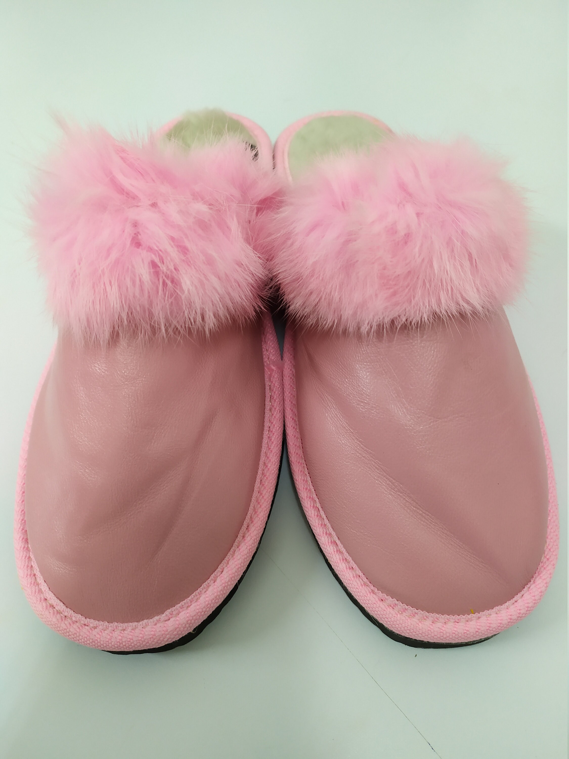 just sheepskin pink slippers