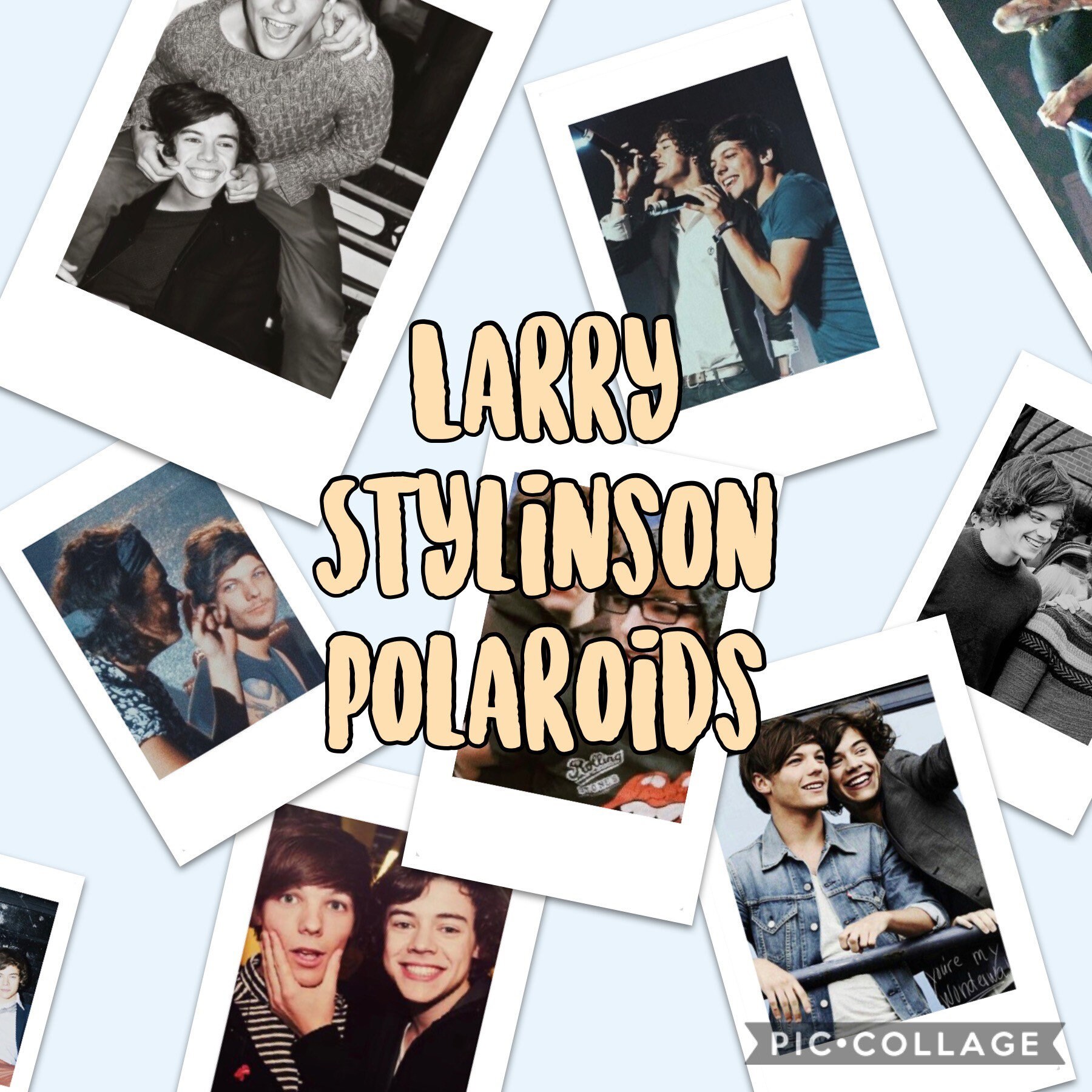 Larry Stylinson Polaroids | One Direction’s Louis Tomlinson & Harry S…