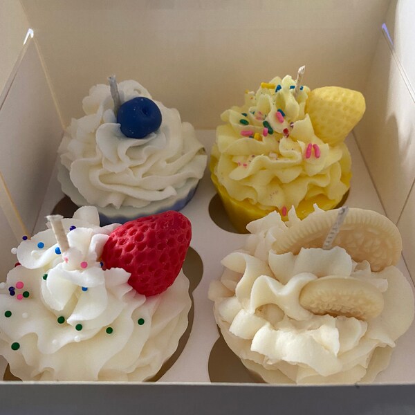 Cupcake Candle Etsy