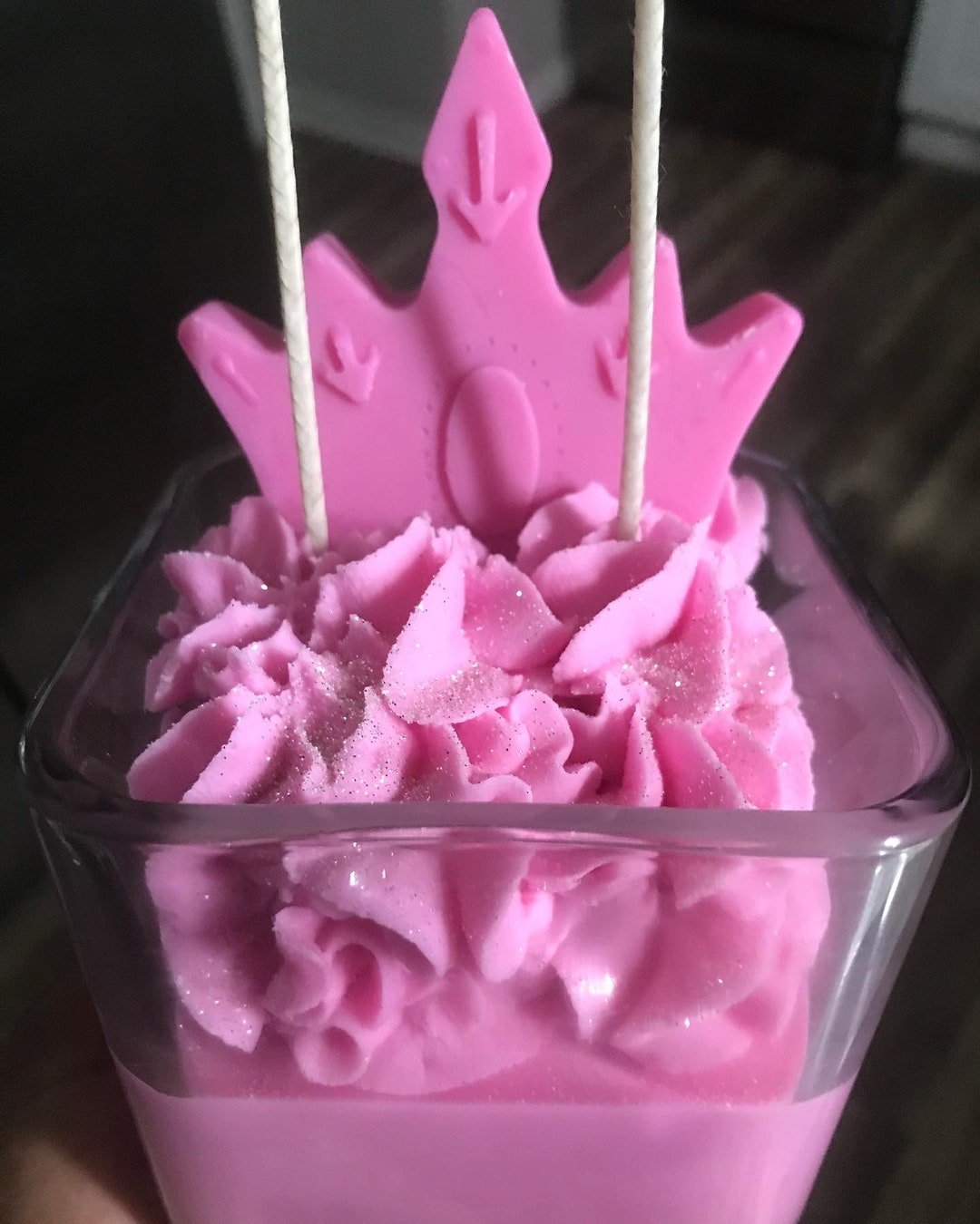 Queen Candle, King Candle, Crown, Glitter, Hologram Etsy