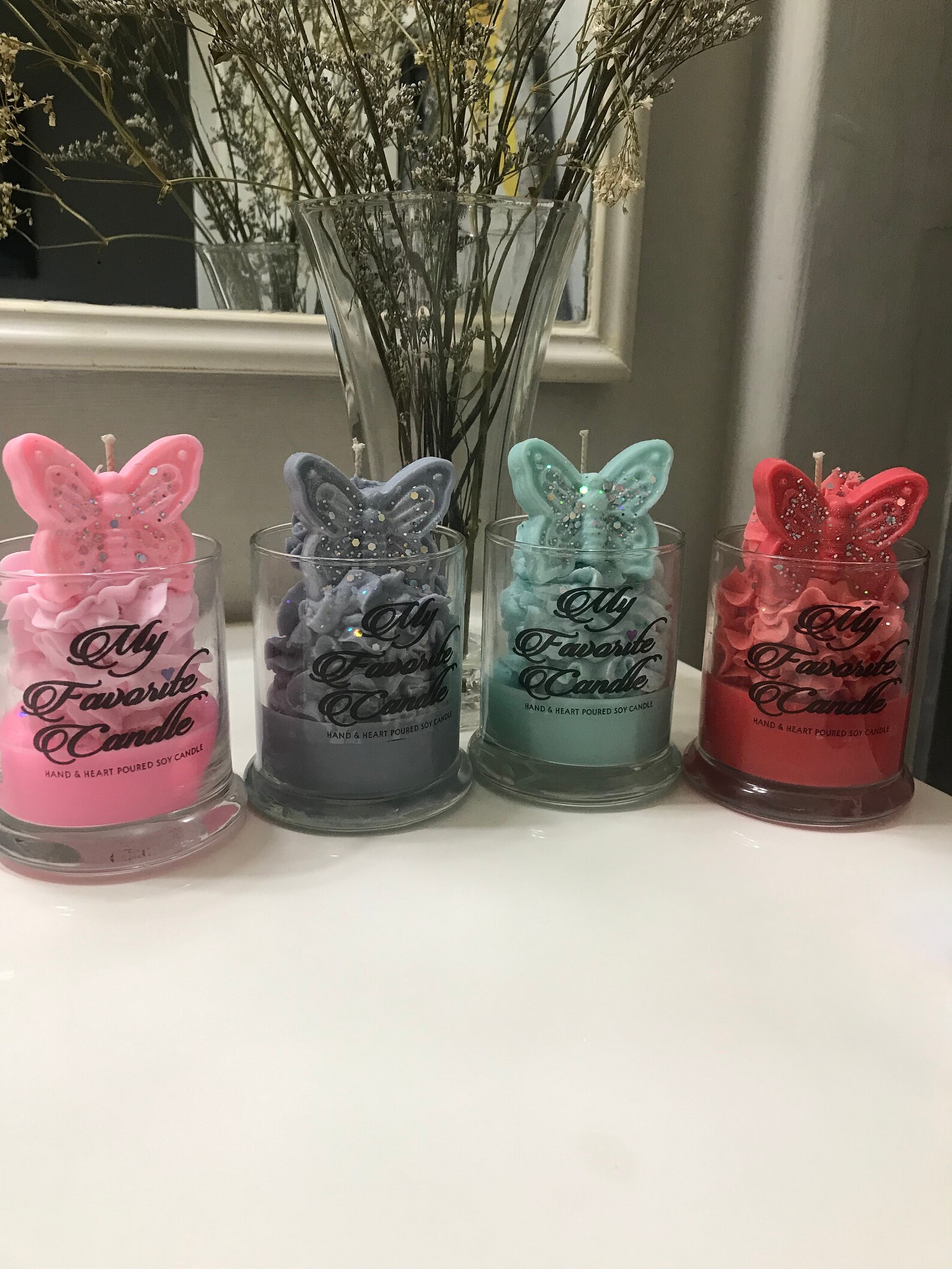 Social Butterfly Candle