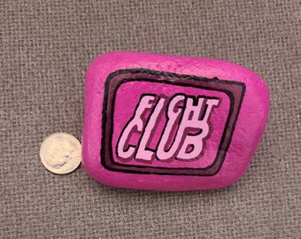 Fight Club soap - Hand Painted Rock