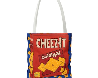 Pop Art Cheez-its tygväska
