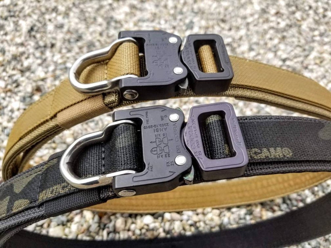 SHEPHERD EDC Belt With (d-ring) Cobra Buckle, Double Layer 2-ply