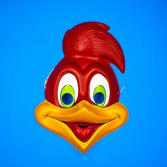 Vintage Woody Woodpecker Halloween Mask Etsy