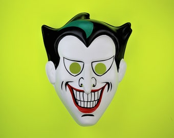 Vintage DC Comics the Joker Halloween Mask Batman the Animated - Etsy