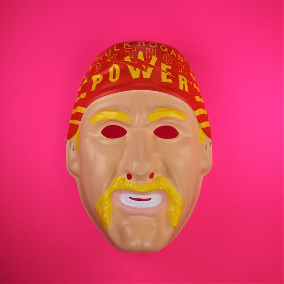 WWF WWE Hulk Hogan Halloween Mask WCW Nwo Wrestli… - image 3