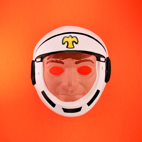 Vintage Astronaut Collegeville Halloween Mask Cos… - image 1