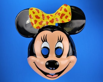 Vintage Disney Minnie Mouse Ben Cooper Halloween Mask