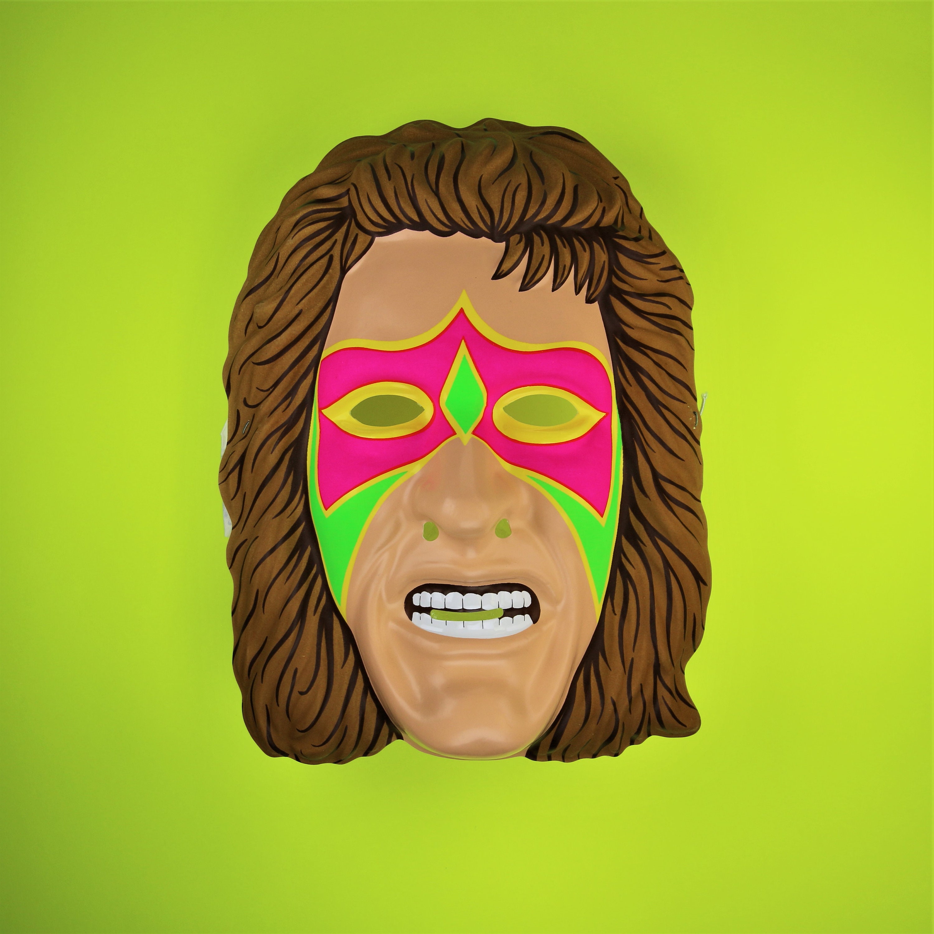 WWF WWE Ultimate Warrior Mask Halloween Decoration Wrestling WCW - Etsy