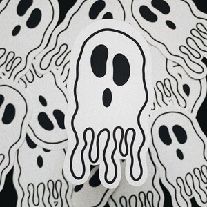 Spooky Ghost Sticker