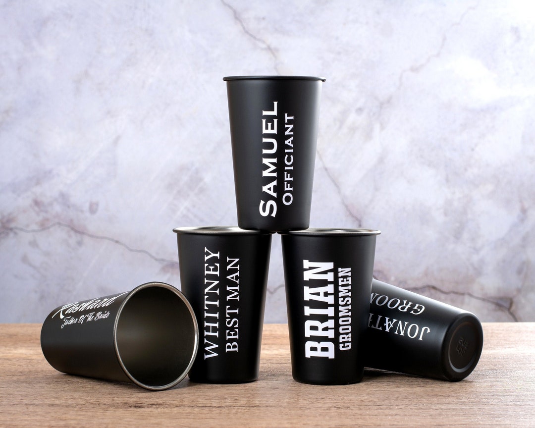 Personalized Beer Mugs Party Cups Wedding Favors Groomsmen Etsy