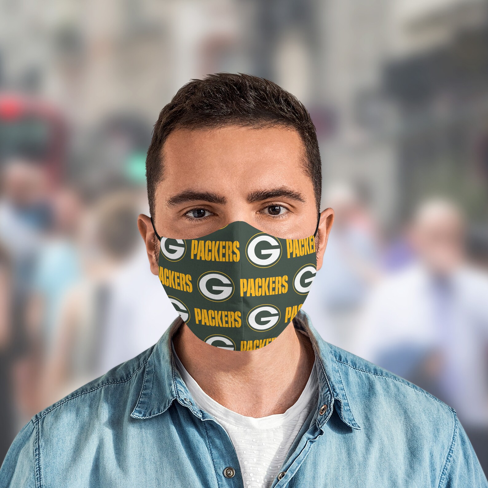 NFL Green Bay Packers Face Mask Sport Masks American Etsy