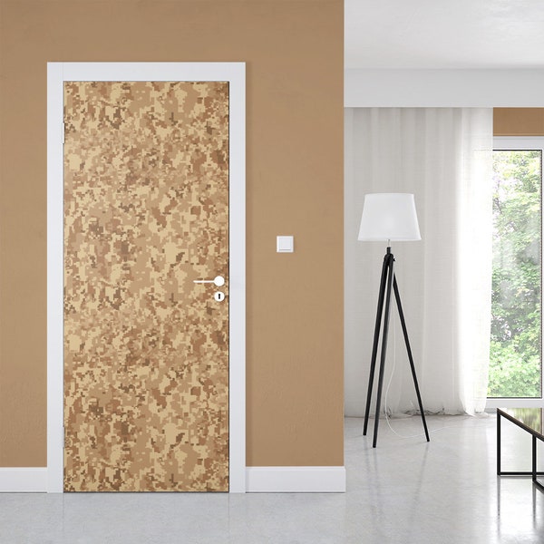 Camouflage Door Etsy