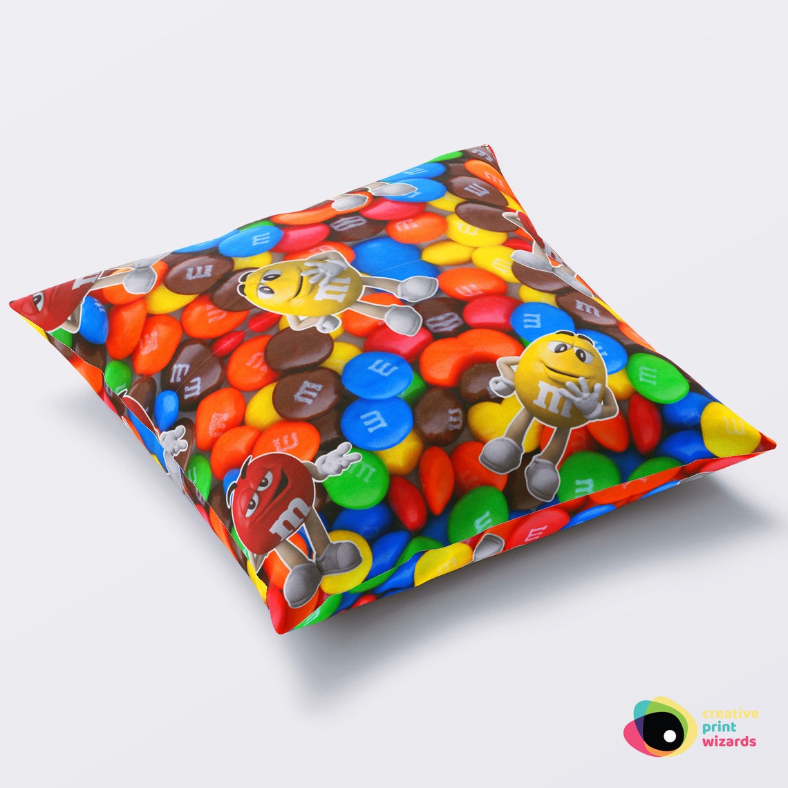 M&m's Pillowcase Candy Lovers Pillowcase Comfortable Etsy