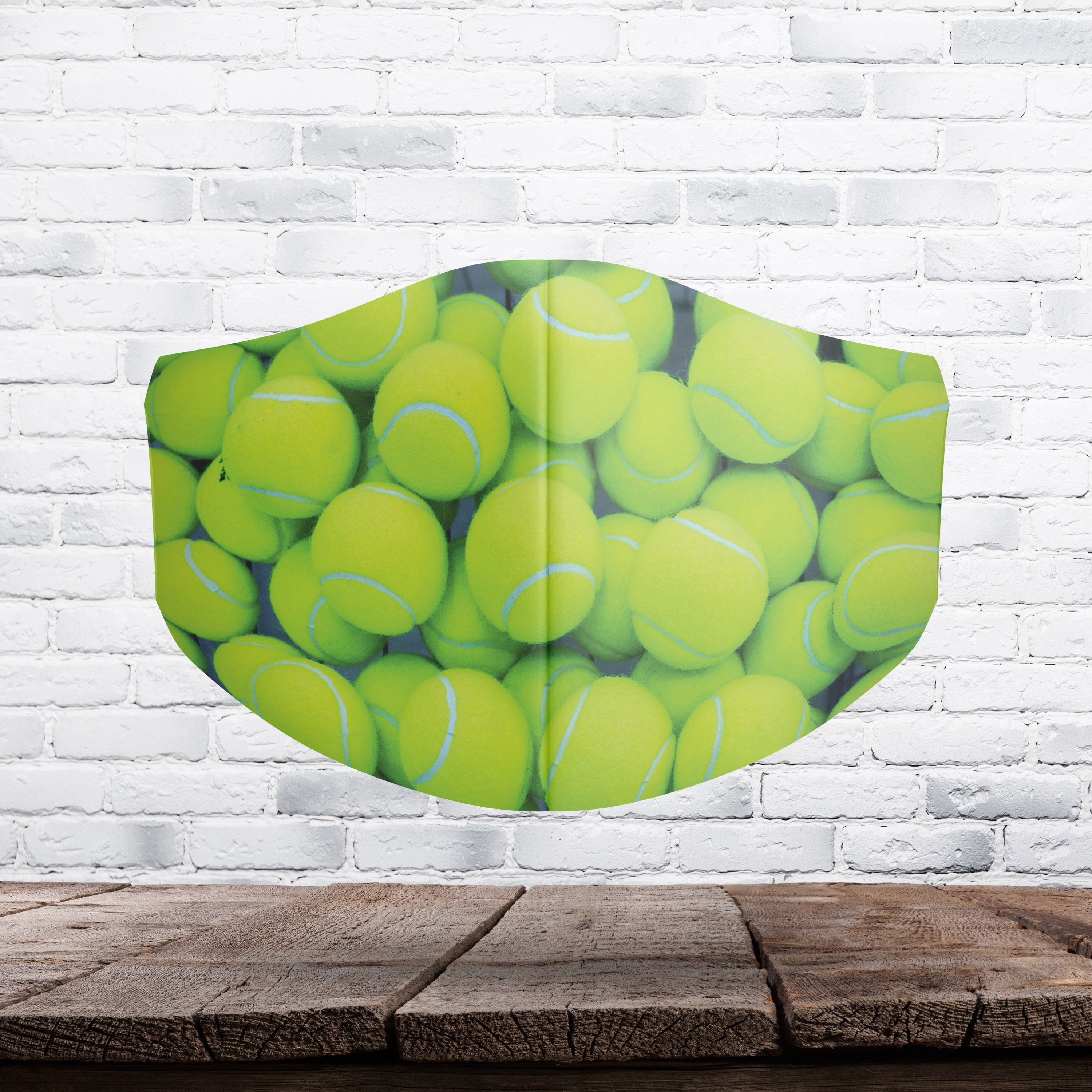 Tennis Balls Face Mask Tennis Lovers Face Mask Sports Mask Etsy UK
