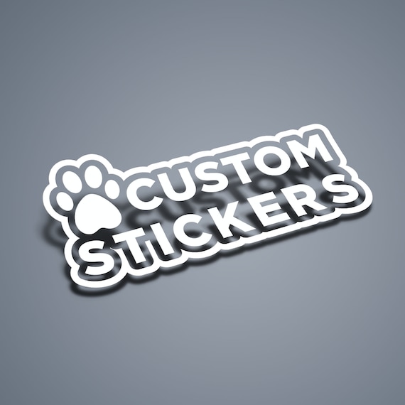 Clear Vinyl Stickers, Custom Clear Decals