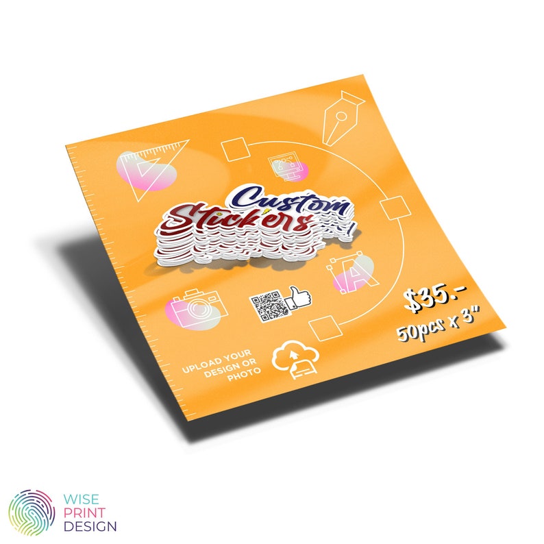 Custom Vinyl Stickers Pack. Your Custom Vinyl Sticker or Decal Etsy