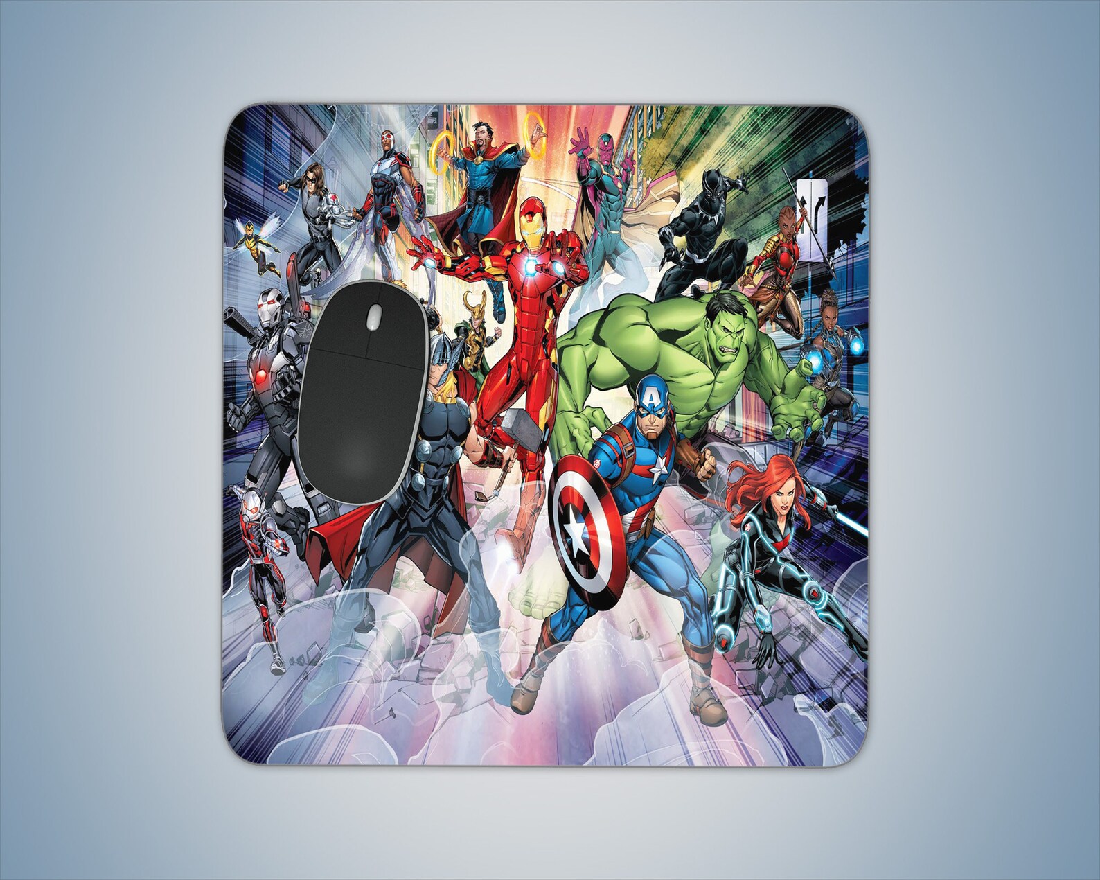 Superheroes Mouse Pad Fun AntiSlip Rubber Mouse Pad for Etsy
