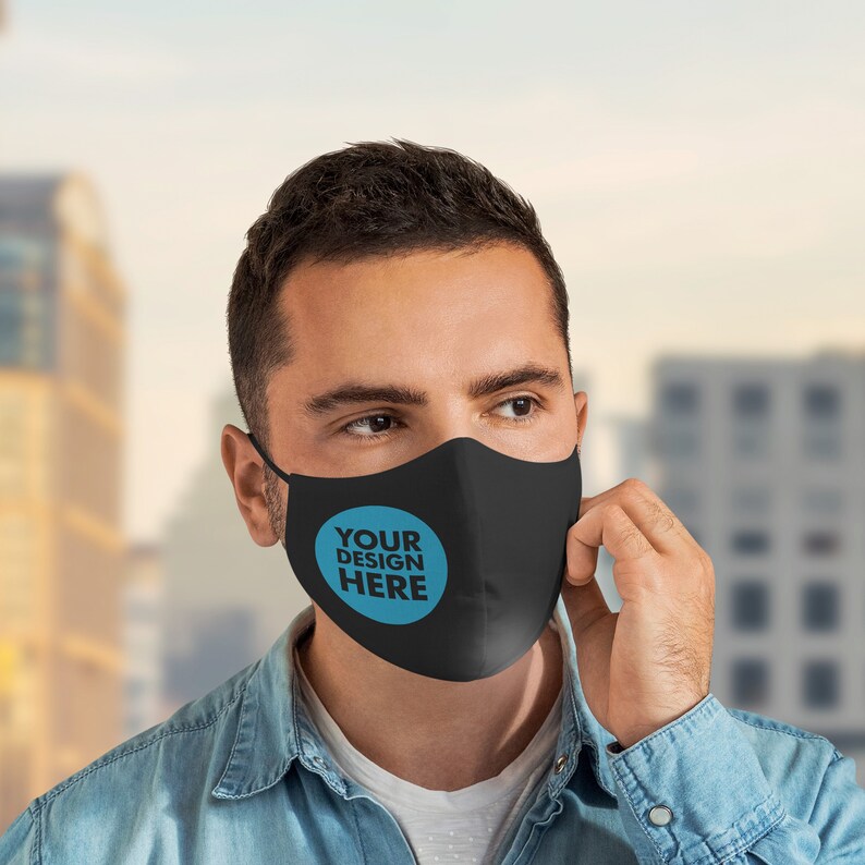 Custom Made Personalized Face Mask Trendy Masks Fashionable Etsy