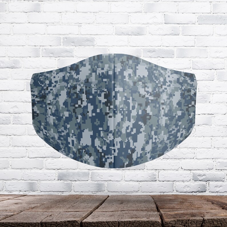 Camo Navy Seals Face Maskstrendy Masks Fashionable Masks Etsy