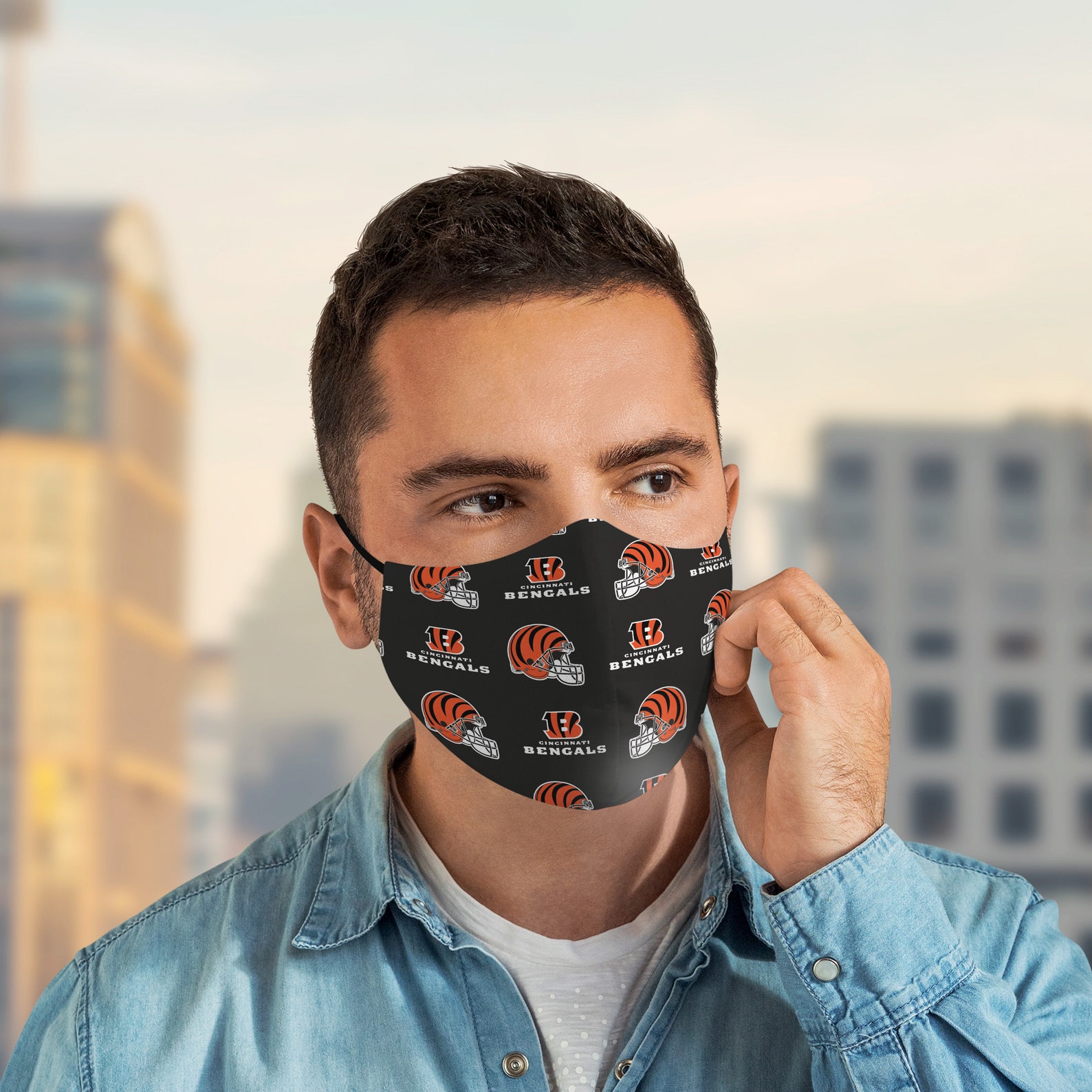 NFL Cincinnati Bengals Face Mask Sport Masks American Etsy