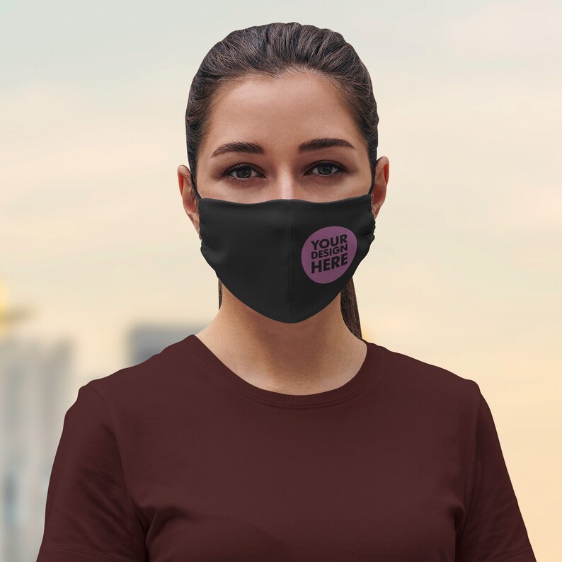 Custom Made Personalized Face Mask Trendy Masks Fashionable Etsy