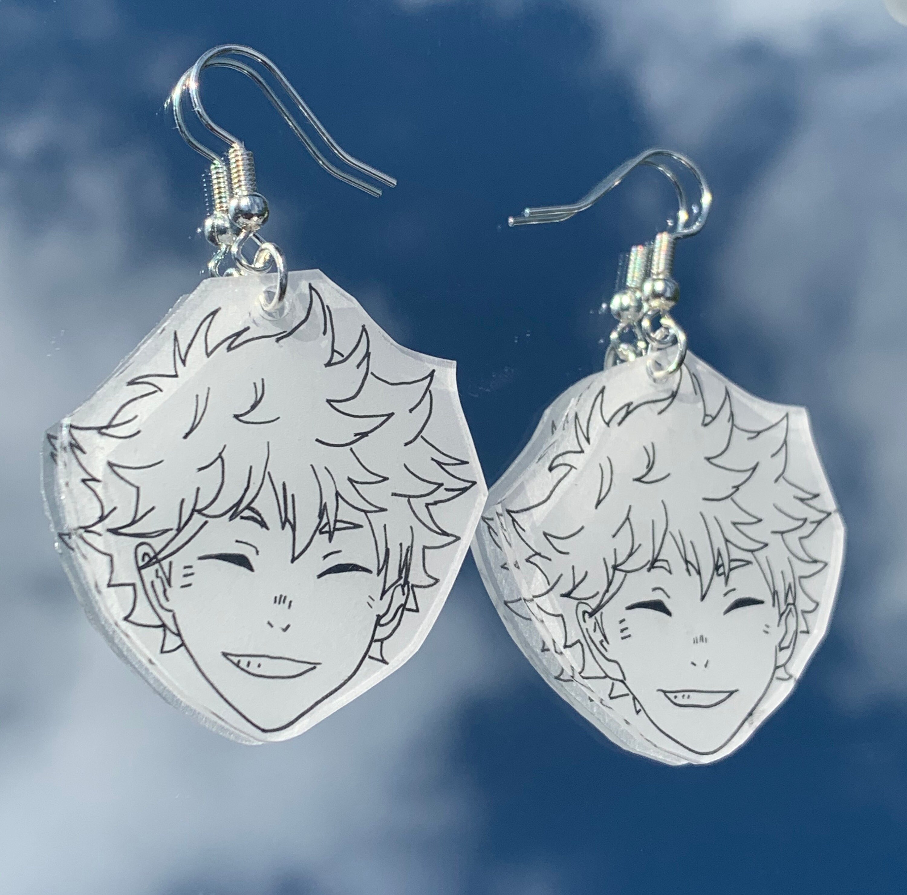 Shoyo Hinata Haikyuu Earrings CUSTOM Etsy