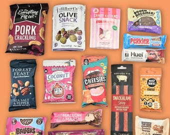 Variety Snack Box (Letterbox size) - Birthday / Thank You / Leaving Gift for friends, family, colleagues