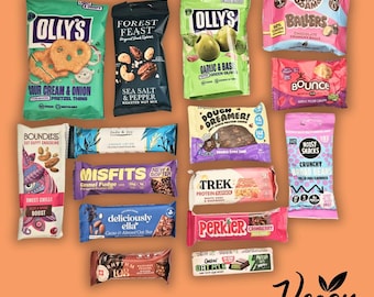 Vegan Snack Box (Letterbox size) - Birthday / Thank You / Leaving Gift / Vegan Gift Ideas / Valentines Day Gift idea