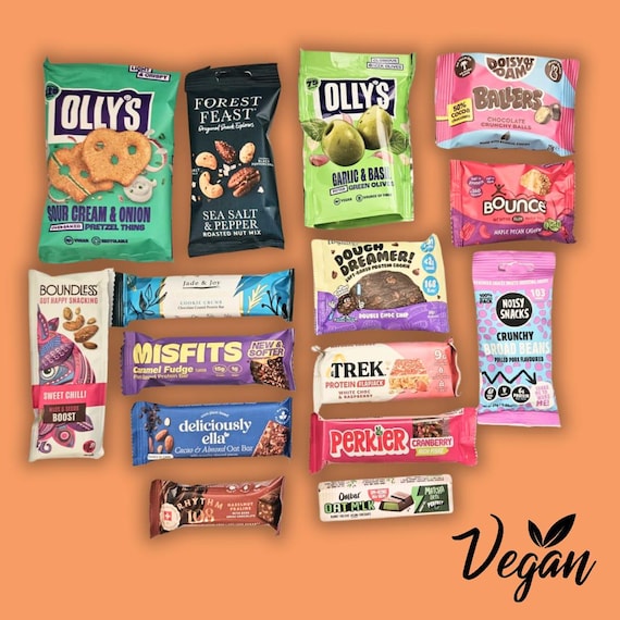 Vegan Snack Box (letterbox Size) - Birthday / Thank You / Leaving Gift / Vegan Gift Ideas / Valentines Day Gift Idea - Etsy Vegan Snack Box (letterbox Size) - Birthday / Thank You / Leaving Gift / Vegan Gift Ideas / Valentines Day Gift Idea - Etsy