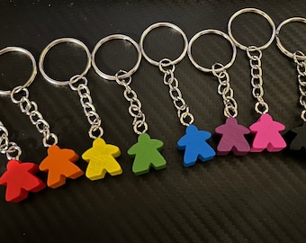 Board Game Meeple Friendship Keychain