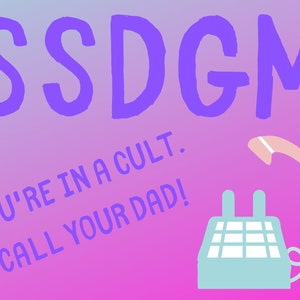 SSDGM Murderino Printable Postcards
