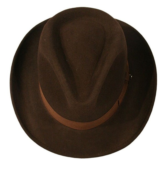 Indiana Jones Fedora Hat With Ribbon 