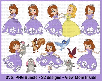 Download Sofia The First Svg Etsy