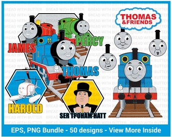 Thomas The Train Svg Etsy