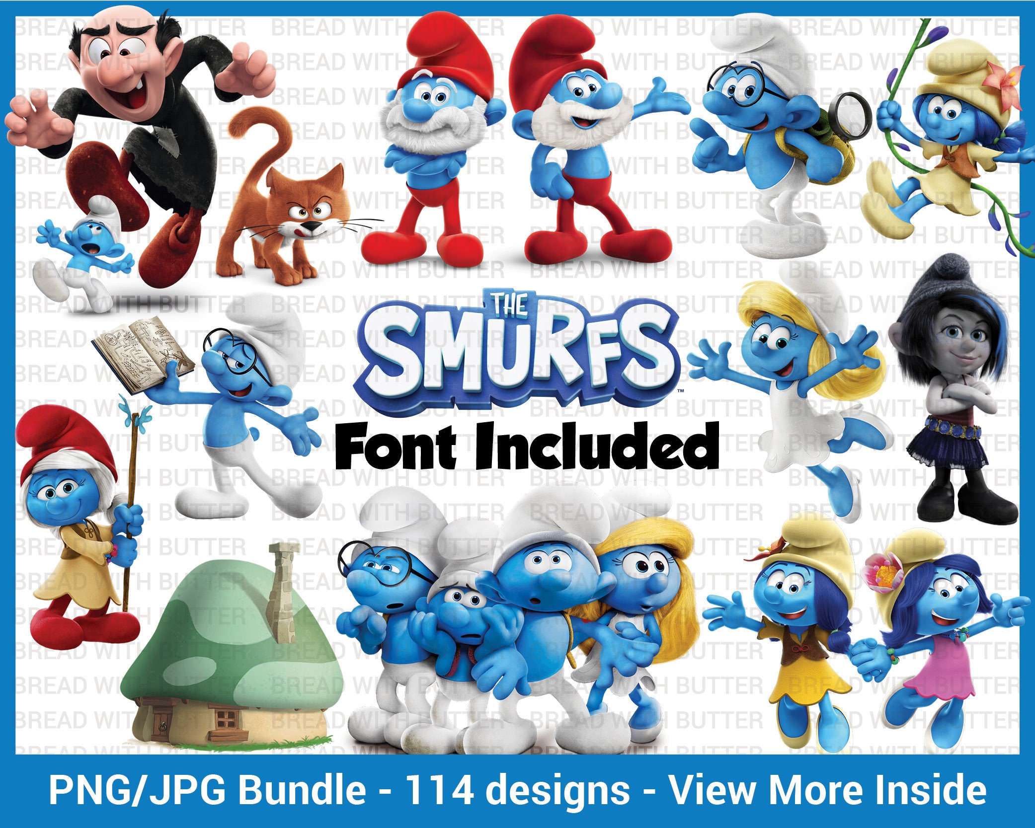 Papa Smurf Svg - Etsy Australia Papa Smurf Svg - Etsy Australia