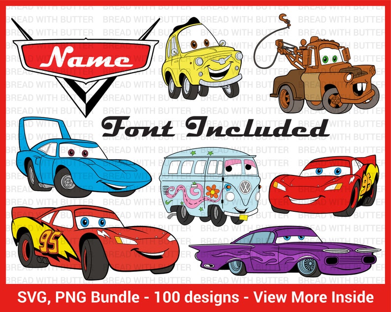 Cars svg bundle, Cars svg, Lightning McQueen SVG, Cars digital art, Cars SVG, Cars PNG, Cars clip art, Cars Silhouette, Cars Printable 