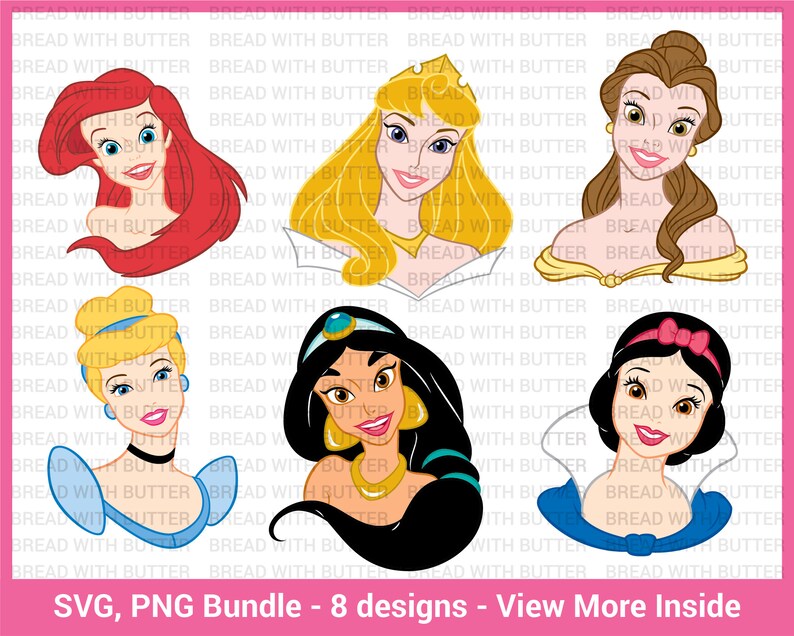Download Disney Princess svg Disney Princess Head svg Princess svg ...