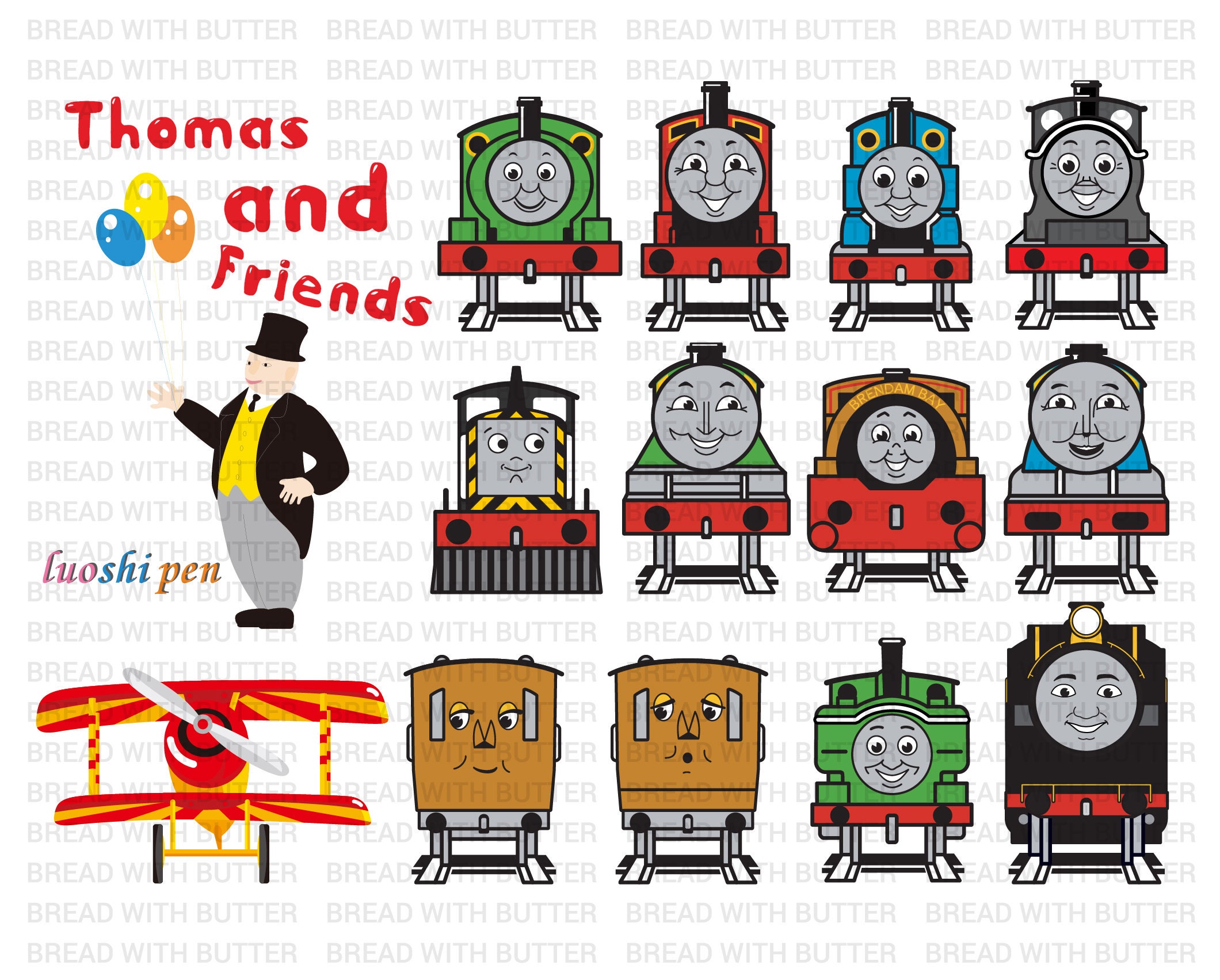 Thomas and Friends Bundle Thomas & Friends EPS Thomas and | Etsy