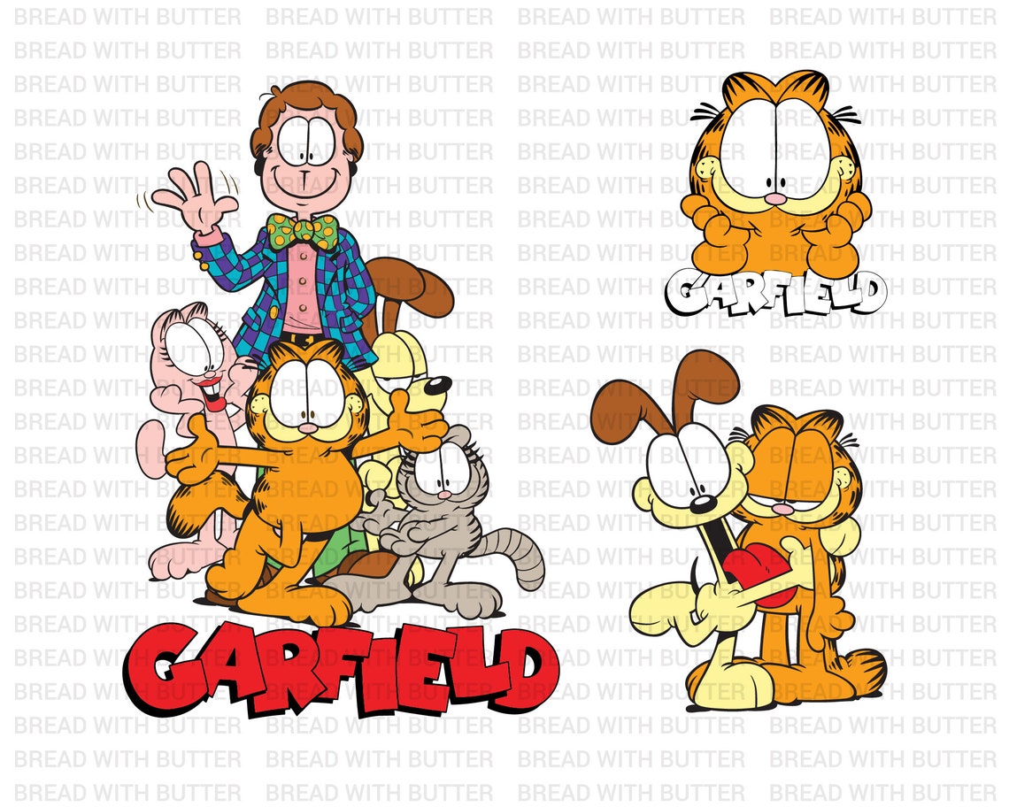 Garfield Svg Bundle Cat Svg Garfield Svg Garfield Nursery | Etsy India